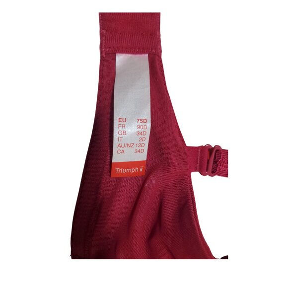 TRIUMPH Padded Push-Up Bra – Pink, 34D, NWT - Picture 6 of 7